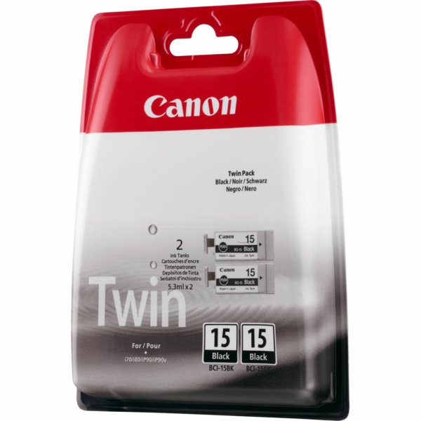 Tinte / Canon - 8190A002 / BCI-15BK - Doppelpack