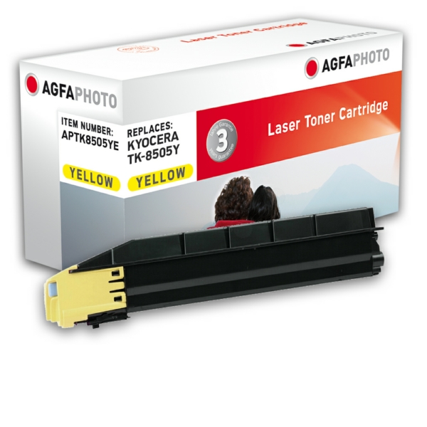 Toner / AgfaPhoto - APTK8505YE ersetzt 1T02LCANL0 / TK-8505Y