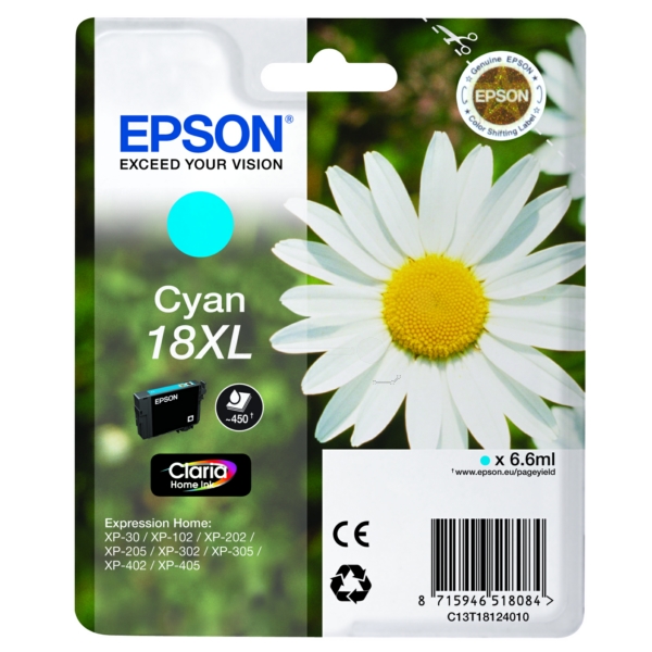 Tinte / Epson - C13T18124012 / 18XL