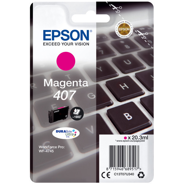 Tinte / Epson - C13T07U340 / 407