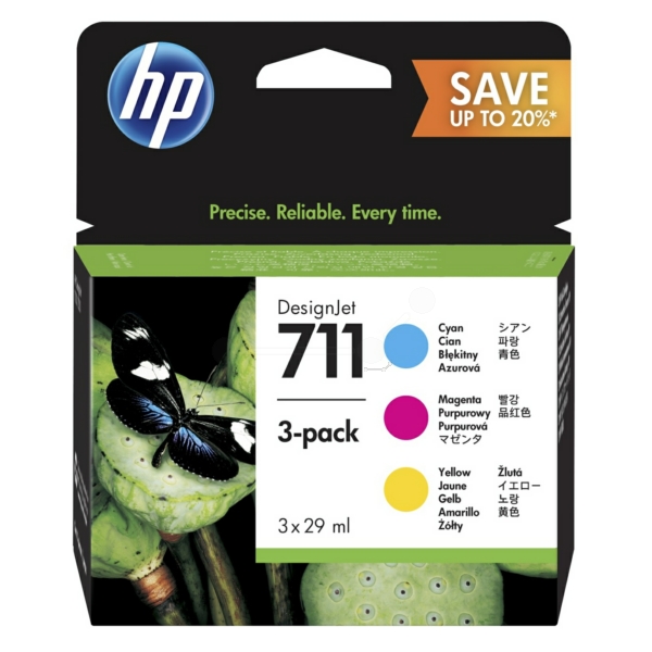 Tinte / HP - P2V32A / 711