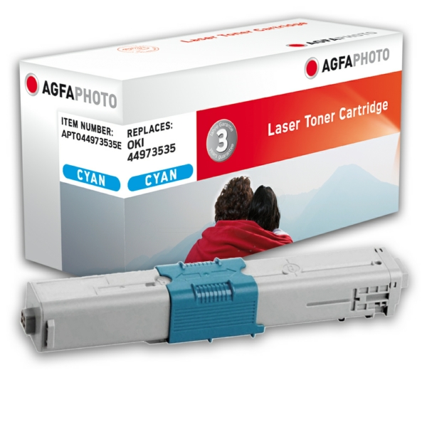 Toner / AgfaPhoto - APTO44973535E ersetzt 44973535