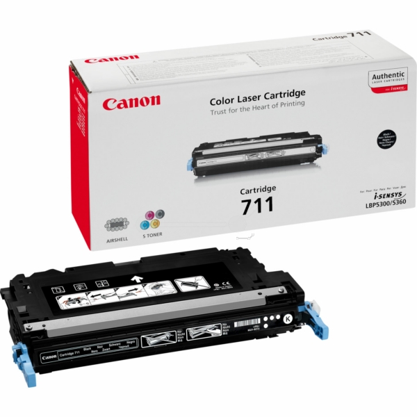 Toner / Canon - 1660B002 / 711BK