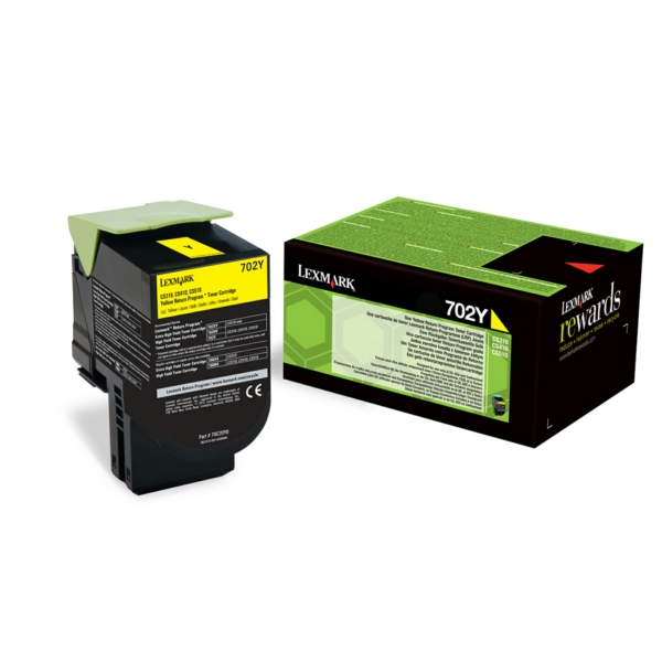 Toner / Lexmark - 70C20Y0 / 702Y