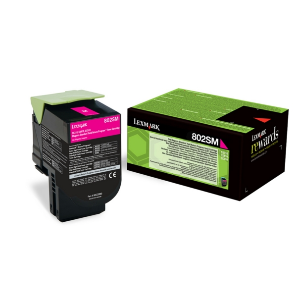 Toner / Lexmark - 80C2SM0 / 802SM