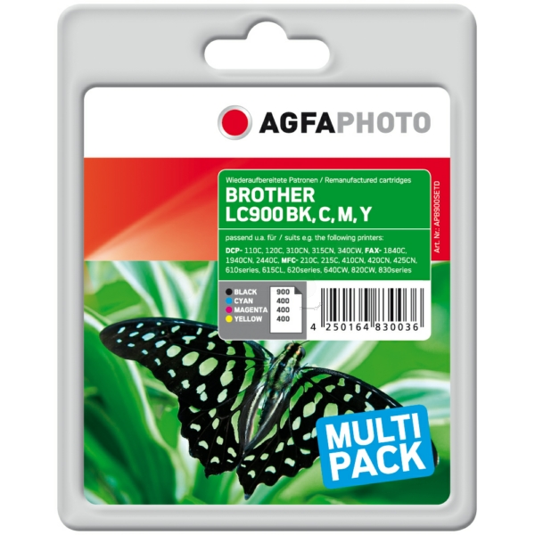 Tinte / AgfaPhoto - APB900SETD ersetzt LC-900VAL