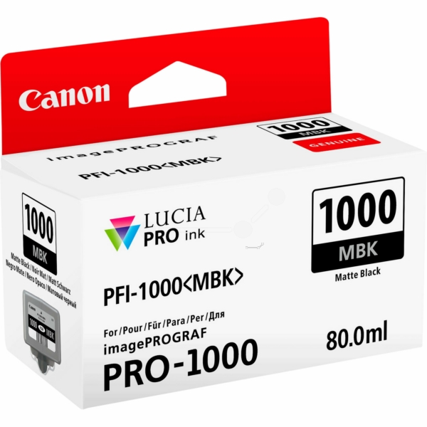 Tinte / Canon - 0545C001 / PFI-1000MBK