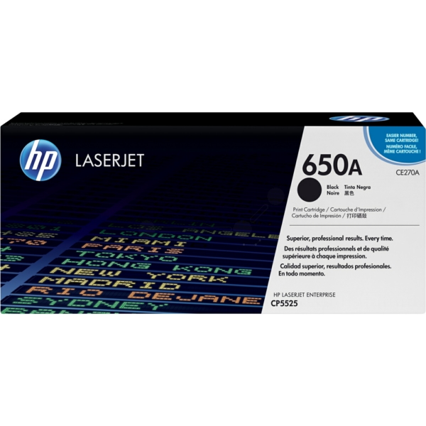 Toner / HP - CE270A / 650A