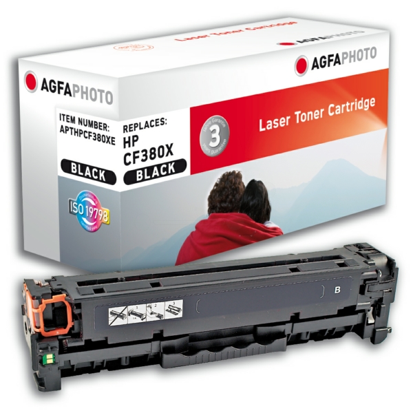 Toner / AgfaPhoto - APTHPCF380XE ersetzt CF380X / 312X