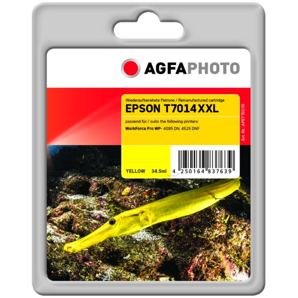 Tinte / AgfaPhoto - APET701YD ersetzt C13T70144010 / T7014