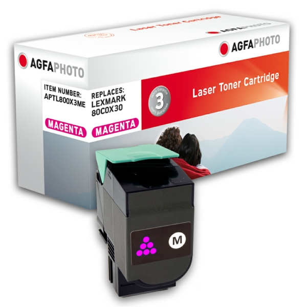 Toner / AgfaPhoto - APTL800X3ME ersetzt 80C0X30 / 800X3