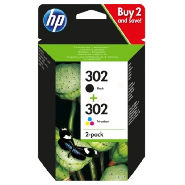 Druckkopfpatrone / HP - X4D37AE / 302 Multipack