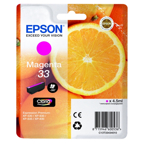 Tinte / Epson - C13T33434012 / 33