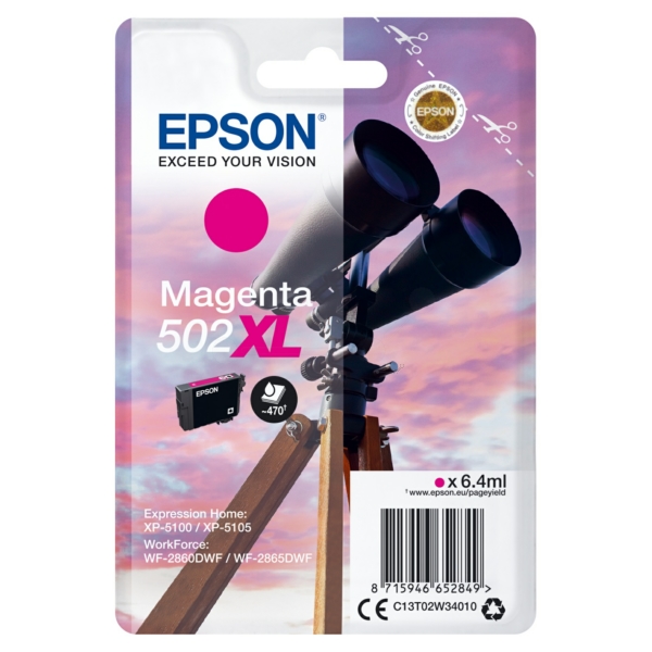 Tinte / Epson - C13T02W34010 / 502XL