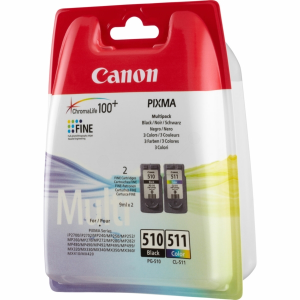 Druckkopfpatrone / Canon - 2970B010 / PG-510CL511 Multipack