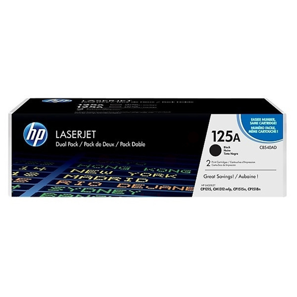 Toner / HP - CB540AD / 125A - Doppelpack
