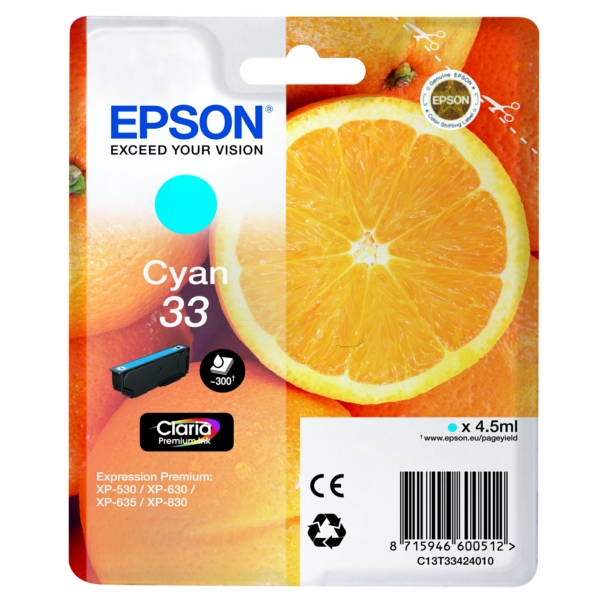Tinte / Epson - C13T33424012 / 33