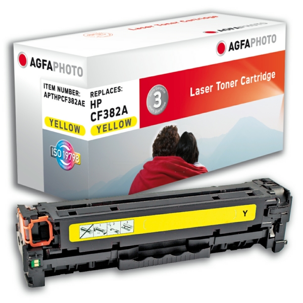 Toner / AgfaPhoto - APTHPCF382AE ersetzt CF382A / 312A