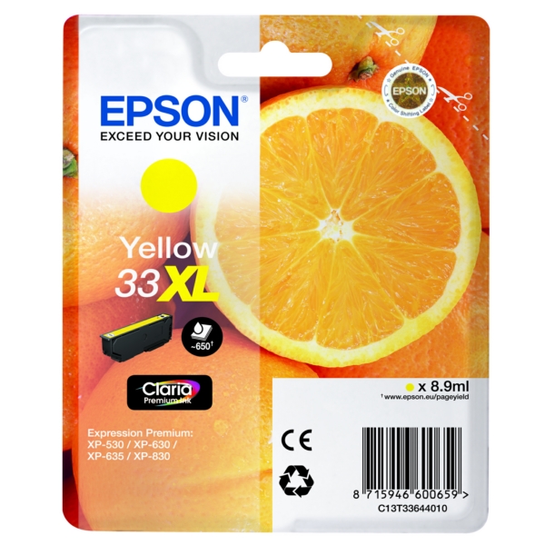 Tinte / Epson - C13T33644012 / 33XL