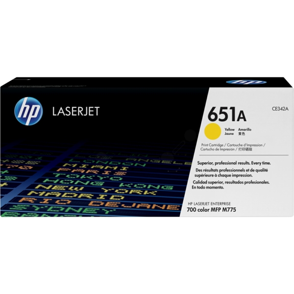 Toner / HP - CE342A / 651A