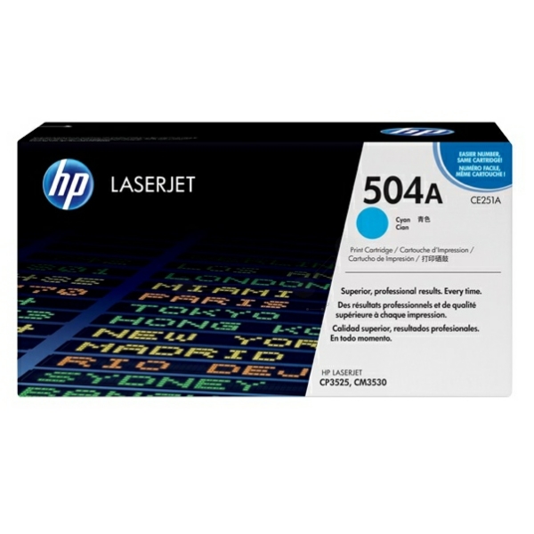 Toner / HP - CE251A / 504A