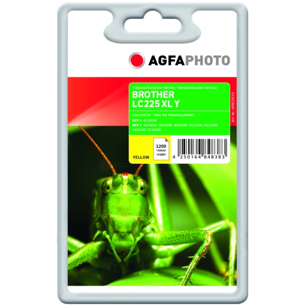 Tinte / AgfaPhoto - APB225YD ersetzt LC-225XLY