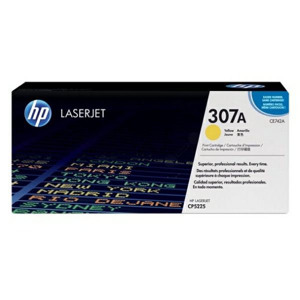 Toner / HP - CE742A / 307A