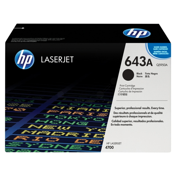Toner / HP - Q5950A / 643A