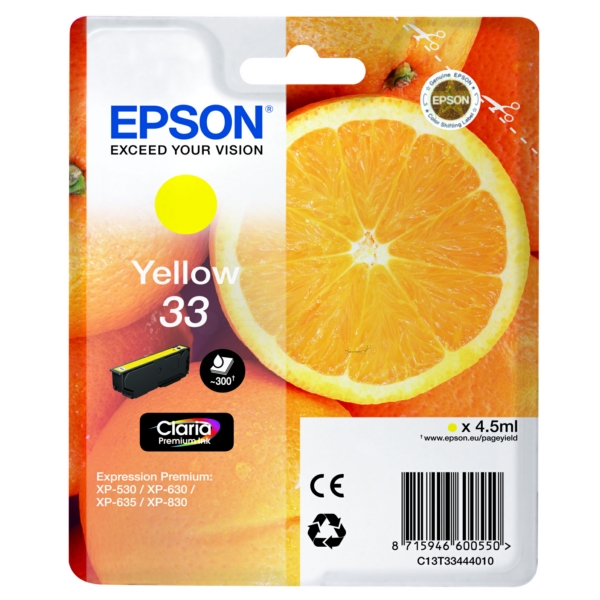 Tinte / Epson - C13T33444012 / 33
