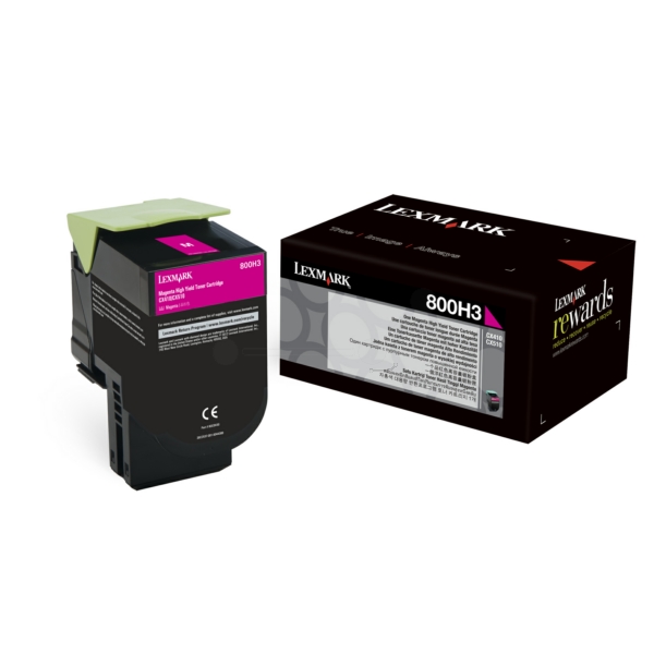 Toner / Lexmark - 80C0H30 / 800H3