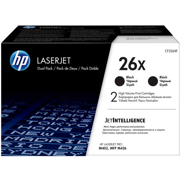 Toner / HP - CF226XD / 26X - Doppelpack