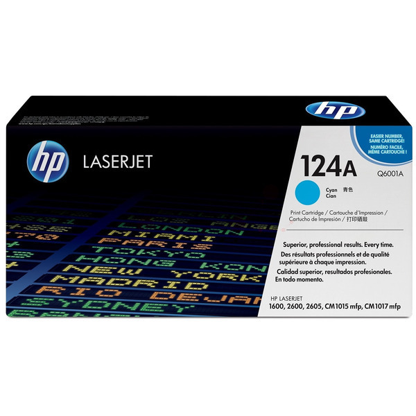 Toner / HP - Q6001A / 124A