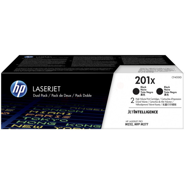 Toner / HP - CF400XD / 201X - Doppelpack