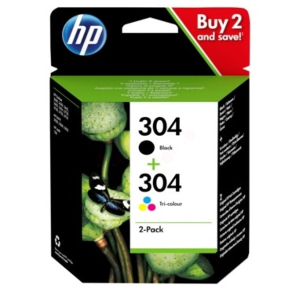 Druckkopfpatrone / HP - 3JB05AE / 304 Multipack