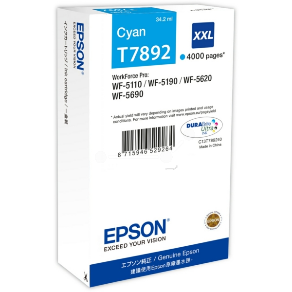 Tinte / Epson - C13T789240 / T7892XXL