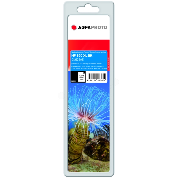 Tinte / AgfaPhoto - APHP970BXL ersetzt CN625AE / 970XL