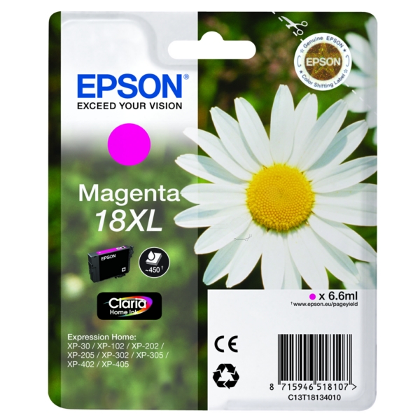 Tinte / Epson - C13T18134012 / 18XL