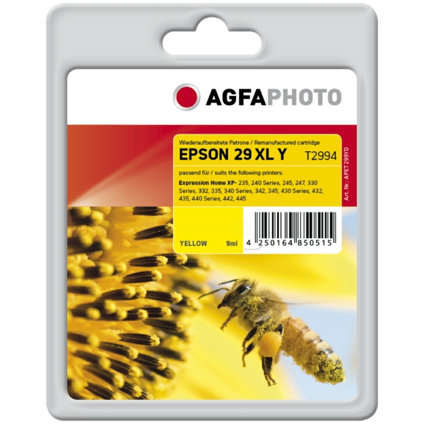 Tinte / AgfaPhoto - APET299YD ersetzt C13T29944012 / 29XL