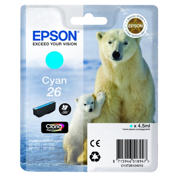 Tinte / Epson - C13T26124012 / 26