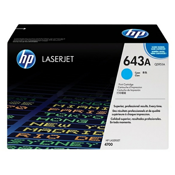 Toner / HP - Q5951A / 643A