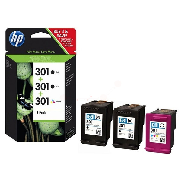 Druckkopfpatrone / HP - E5Y87EE / 301 Multipack