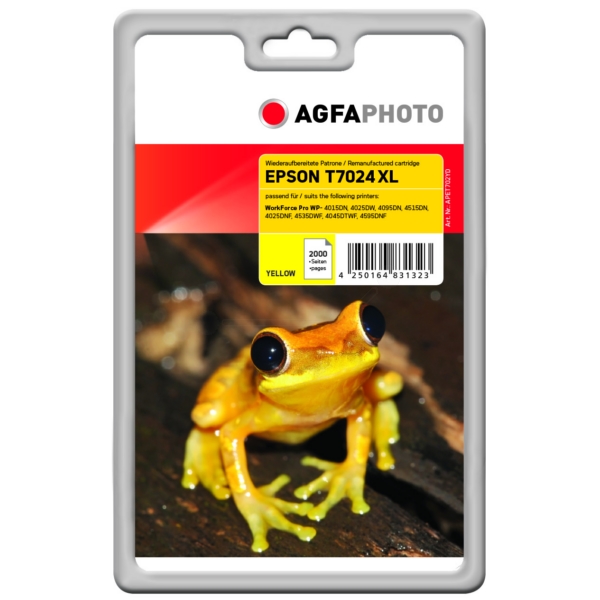 Tinte / AgfaPhoto - APET702YD ersetzt C13T70244010 / T7024