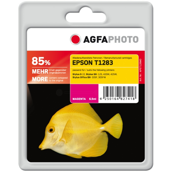 Tinte / AgfaPhoto - APET128MD ersetzt C13T12834011 / T1283