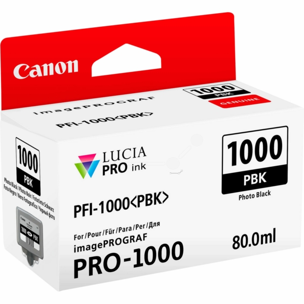 Tinte / Canon - 0546C001 / PFI-1000PBK