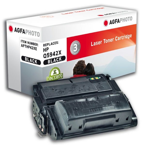Toner / AgfaPhoto - APTHP42XE ersetzt Q1339A / 39A, Q5942X / 42X, Q5945A / 45A
