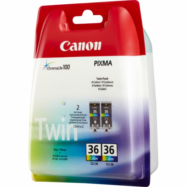 Tinte / Canon - 1511B018 / CLI-36 - Doppelpack