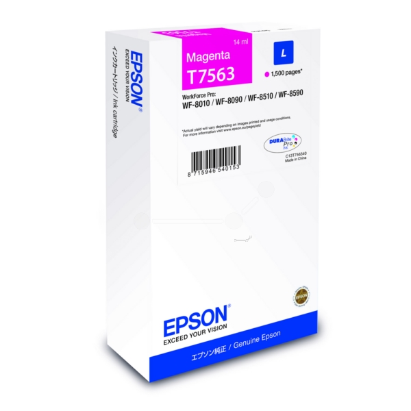 Tinte / Epson - C13T756340 / T7563