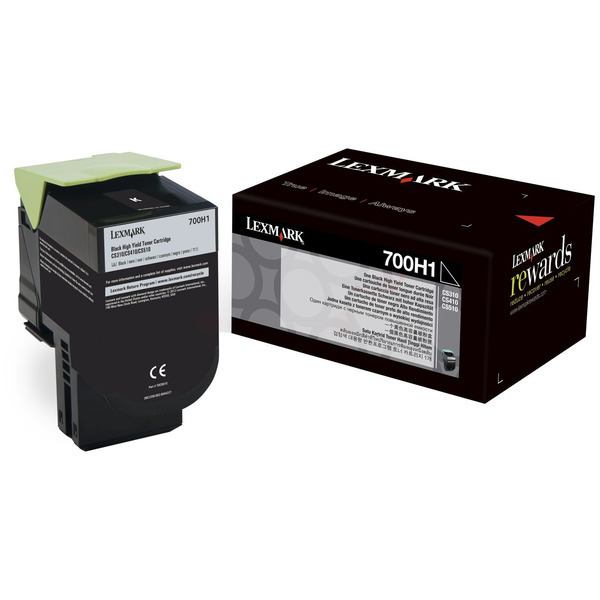 Toner / Lexmark - 70C0H10 / 700H1