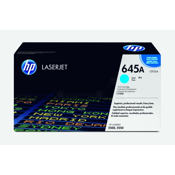 Toner / HP - C9731A / 645A