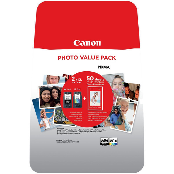 Druckkopfpatrone / Canon - 3712C004 / PG-560XLCL561XL Multipack
